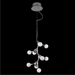 Svietidlo ATOMS/MP6199-9/9xG4/20W,chrómE,mat.: chrómE (LUXERA)