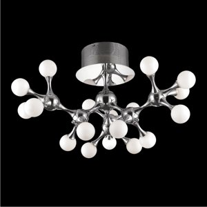 Svietidlo ATOMS/MD6199-18/18xG4/20W,chrómE,mat.: chrómE (LUXERA)