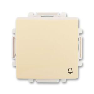 Tlacidlo (1/0) 10A/250V pikt.zv. (SS) krémová Swing-L (ABB)