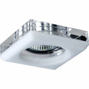 Svietidlo podhľadové SC807SQ-A+W 1xGU10 50W číre/biele (luxera)