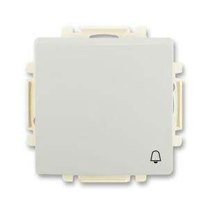 Tlacidlo (1/0) 10A/250V pikt.zv. (SS) sivá Swing-L (ABB)