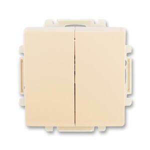 Prepínac sériový (5) 10AX/250V (SS) krémová Swing-L (ABB)