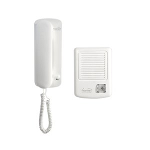 Telefón domáci 1x + 1x komunikátor DP 01 biela/biela (SOMOGYI)