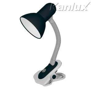 Svietidlo E27 60W, IP20, čierna, STL-S, 190x155, SUZI HR-60-B (Kanlux)
