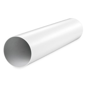 Potrubie 2010 pevné  plastové, kruhové 125mm, 1m (VENTS)