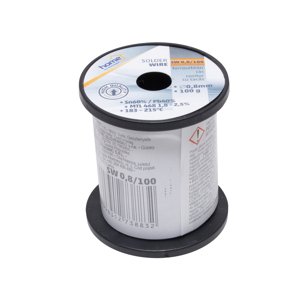 Cín s kalafóniou 0,8mm (SOMOGYI)