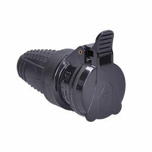 Zásuvka gumená, 230V, IP44 (SOLIGHT)