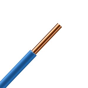 Kábel CY 4 = H07V-U tm.modrý