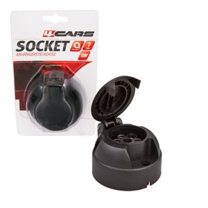 Zásuvka 12V/7 pólová (4CARS)