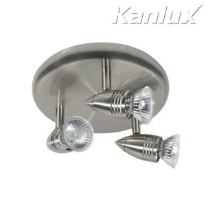 Svietidlo GU10 3x50W, IP20, chróm satén., BO-3, O200x66, MOLI EL-3O (Kanlux)