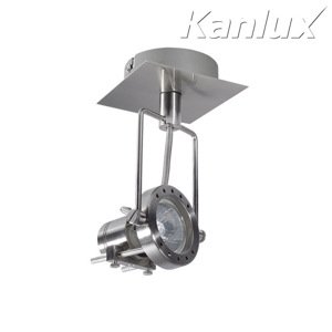 Svietidlo GU10 50W, IP20, chróm satén., BO-1, 100x100x165, SONDA EL-1L (Kanlux)