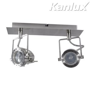 Svietidlo GU10 2x50W, IP20, chróm satén., BO-2, 320x100x165, SONDA EL-2J (Kanlux)