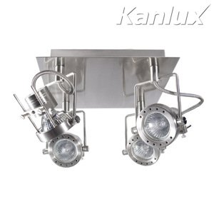 Svietidlo GU10 4x50W, IP20, chróm satén., BO-4, 320x320x165, SONDA EL-4L (Kanlux)