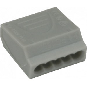 Svorka bezskrutková 5x1,5mm2 (17A/450V) - BS 1/5 (SEZ DK)