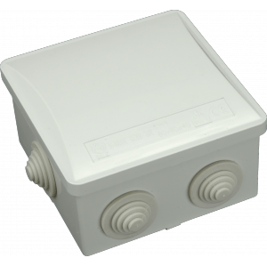 Škatuľa inštalačná S-BOX 036 SK 80x40x80mm (400V) s vývodkami sivá IP44(SEZ DK)