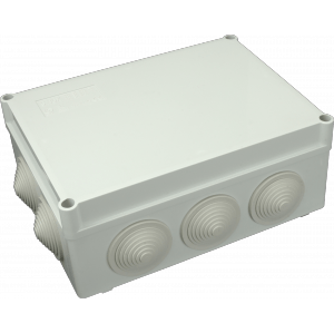 Škatuľa inštalačná S-BOX 406 SK 190x70x140mm (400V) s vývodkami sivá IP55 (SEZ DK)