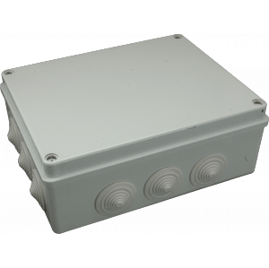 Škatuľa inštalačná S-BOX 706 380x120x380mm (400V) s vývodkami sivá IP55 (SEZ DK)