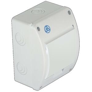 Rozvádzač nástenný 5M Imax.60A/16A biele IP40 - LUX 661/0/.05 (SEZ DK)