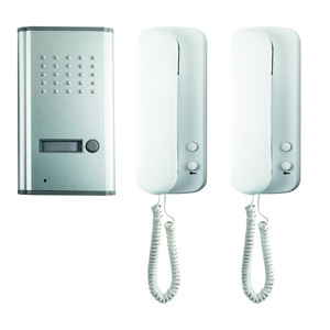 Telefón domáci 2x + 1x komunikátor DP 011 biela/biela (SOMOGYI)