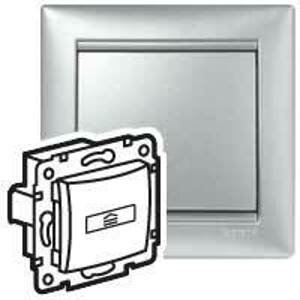 Spínač kartový 10A/250V 1NO hliník Valena (Legrand)