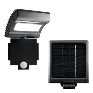 Reflektor LED so solárnym panelom + senzor pohybu
