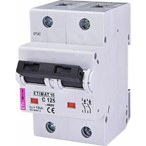 Istič 2-pólový C/125A 15kA Rada:ETIMAT10 (ETI)