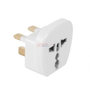 Redukcia sieťová UK/SK 230V UNI biela