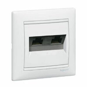 Zásuvka dátová 2xRJ45 Cat.6 STP (LCS) biela Valena (Legrand)