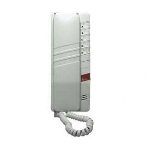 Audio telefón s 5 tlač. protistanice zv.elektron. biela 4+n DT93 (TESLA Stropkov)