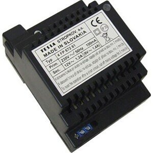 Zdroj 9VAC/1,4A, 12VAC/1,2A IP20 DIN 4+n (TESLA Stropkov)