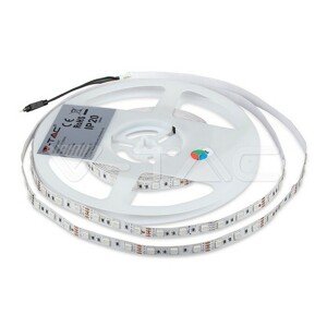 Sada LED pásika komplet 7W, RGB 1000lm, 60 LED/m, VT-5050 (V-TAC)