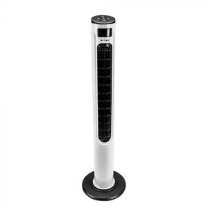 Vežový stojanový ventilátor SMART. 115cm, 55W, biely VT-5566 (V-TAC)