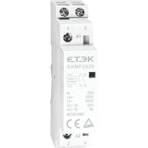 Stýkač 2P 25A 230V AC 1NO+1NC EKMF (ETEK)