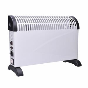 Elektrický konvektor s ventilátorom a časovačom 2000W, biely (SOLIGHT)