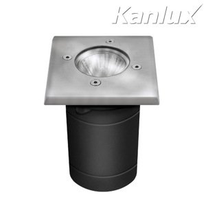 Svietidlo GU10 35W, IP67, chróm mat., VS-Z, 110x110x145, BERG DL-35L (Kanlux)