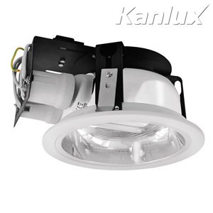 Svietidlo E27 2x20W, IP20, biela, BOp-Z, O193x120, BEN DL220-W (Kanlux)