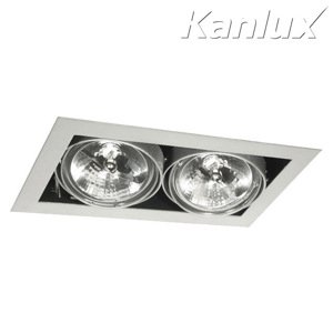 Svietidlo G53 2x50W, IP20, sivá, BOp-Z, 195x335x106, MATEO DLP-250-GR (Kanlux)