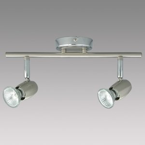 Svietidlo RAFT/GU1094A-2TU/2xGU10/50W,NS/CH,mat.: NICKEL SATIN / chrómE (PREZENT)