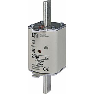 Nožová poistka NV/NH 1 200A gL/gG 500V KOMBI (ETI)