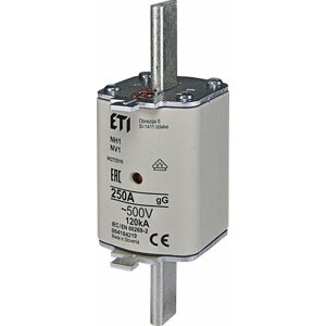 Nožová poistka NV/NH 1 250A gL/gG 500V KOMBI (ETI)