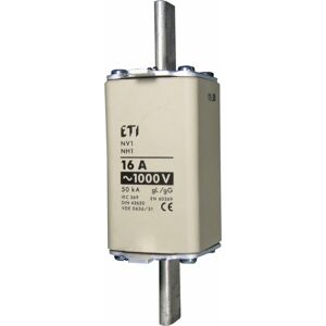 Nožová poistka NV/NH 1 25A gL/gG 1000V s vyrážacím kolíkom (ETI)