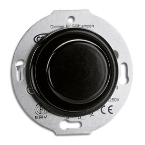 Retro smievač pre LED 3-35W, 7-110W/VA, čierny bakelit (THPG)