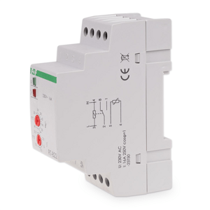 Termostat RT-822,2mod.na DIN lištu,rozsah 30-60°C,1xprepínací kontakt 16A,230V AC