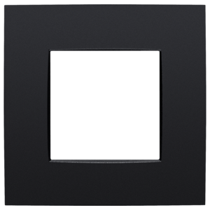 Rámček 1-násobný matt black (NIKO)