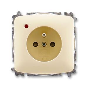 Zásuvka 2P+T/16A/250V prep.ochr. clonky (PS) IP40 slon.kost Tango (ABB)