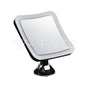 Podsvietené LED zrkadlo na stôl 3,2W, 6400K, 30lm, 3xAAA VT-7573 (V-TAC)