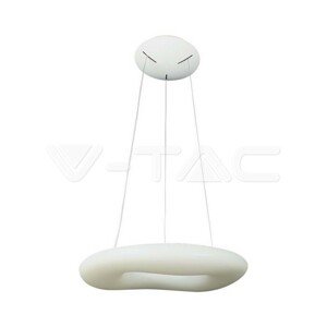 Závesné LED svietidlo okrúhle 600 38W, CCT, 3300lm, stmievateľné, biele VT-7605 (V-TAC)