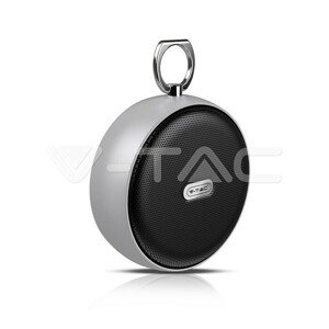 Reproduktor bluetooth nabíjateľný 800mAh 4W sivý VT-6211 (V-TAC)