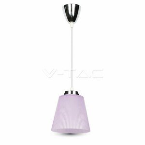 Závesné LED svietidlo 7W, 4000K, 360lm, chróm/fialová VT-1036 (V-TAC)