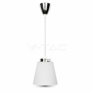 Závesné LED svietidlo 7W, 4000K, 360lm, chróm/biela VT-1036 (V-TAC)